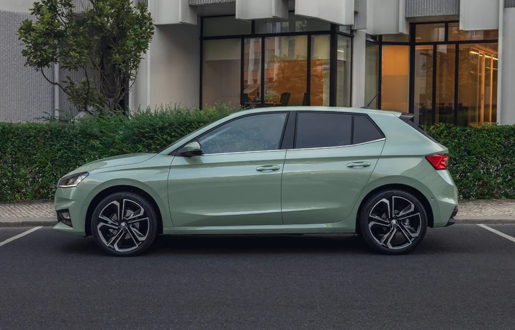Silhouette de la Škoda Fabia