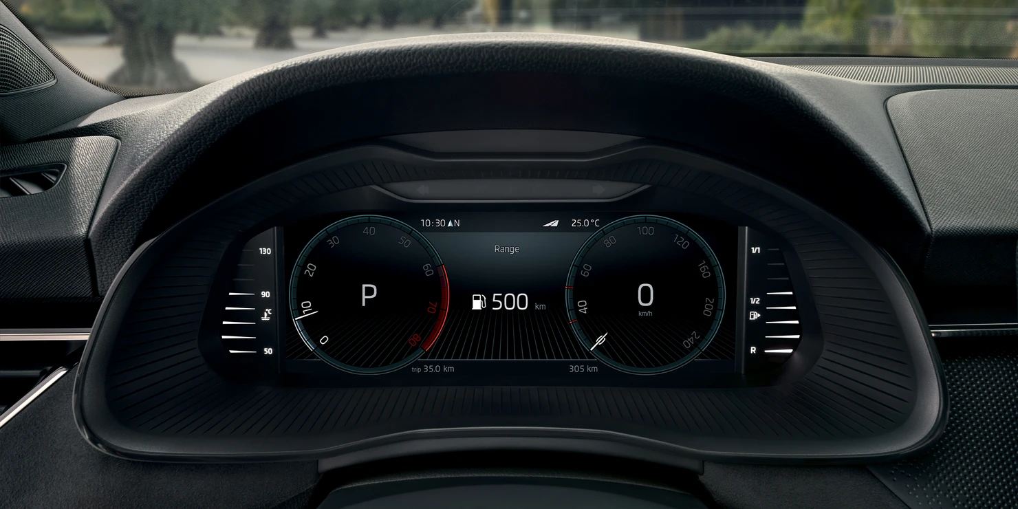 Digital Cockpit du Škoda Kamiq