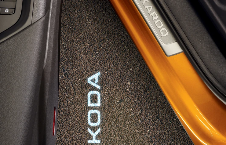 Éclairage d'ambiance du Škoda Karoq
